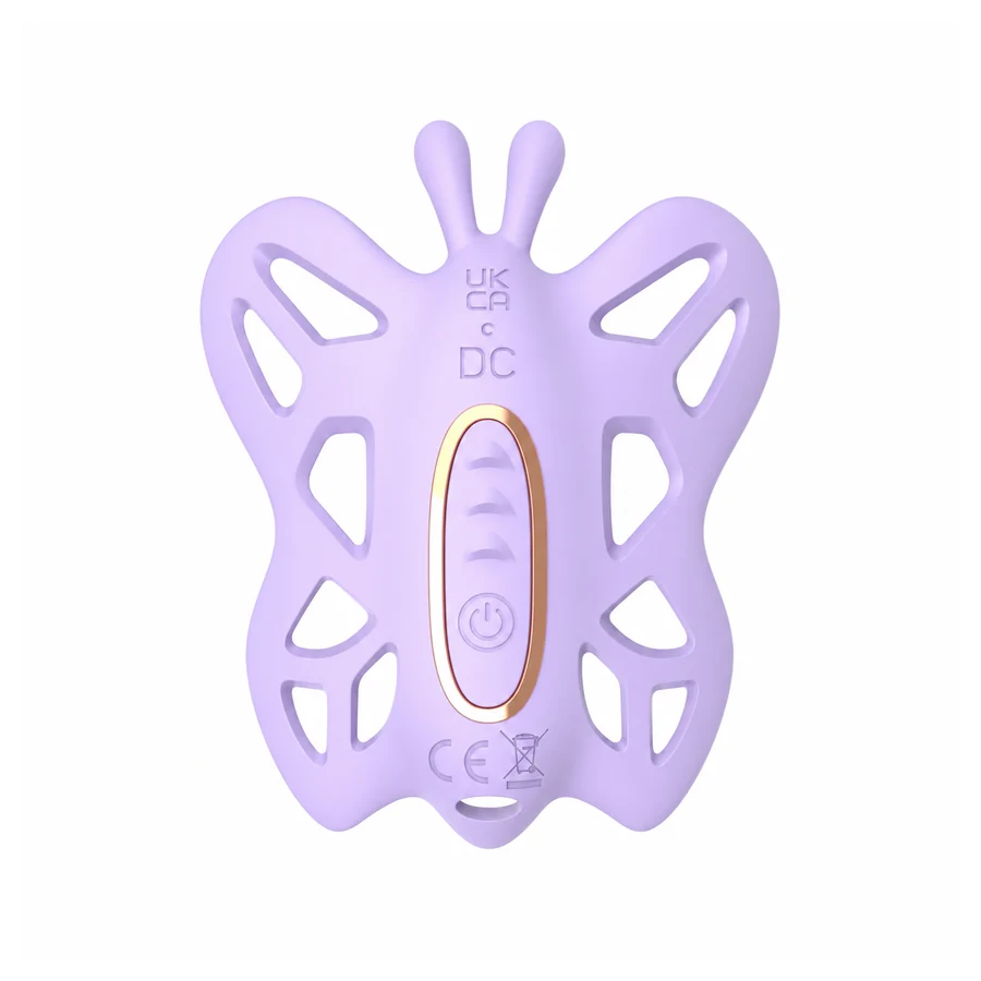 Lavender Butterfly Wearable Vibrator Control View Lavender butterfly wearable vibrator control view