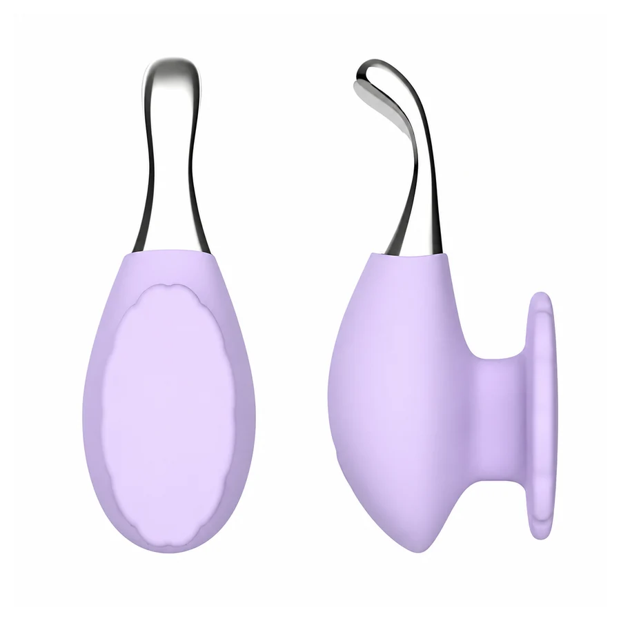 Lavender Wearable Vibrator Front And Side Views Lavender wearable vibrator front and side views