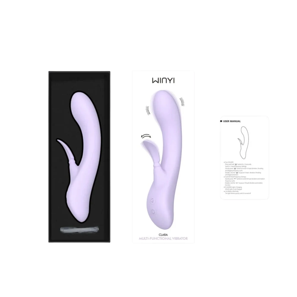WINYI WY0654 dual vibrator retail packaging and user manual