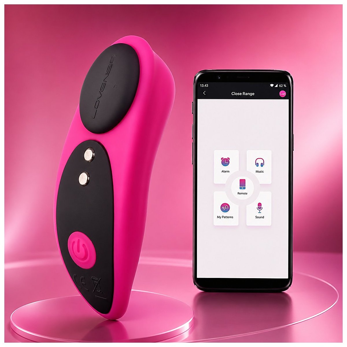 Wireless love-egg vibrator with dedicated handheld remote