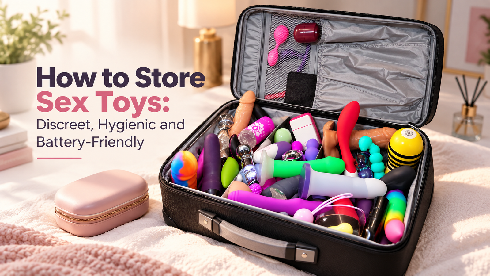 How to store sex toys discreetly and hygienically in a storage case