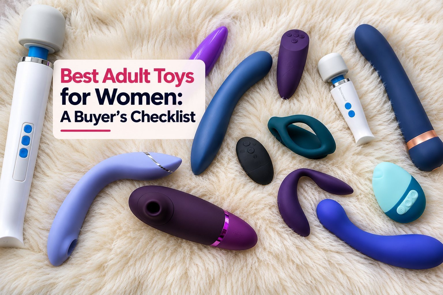 Best adult toys for women laid out as a buyer checklist