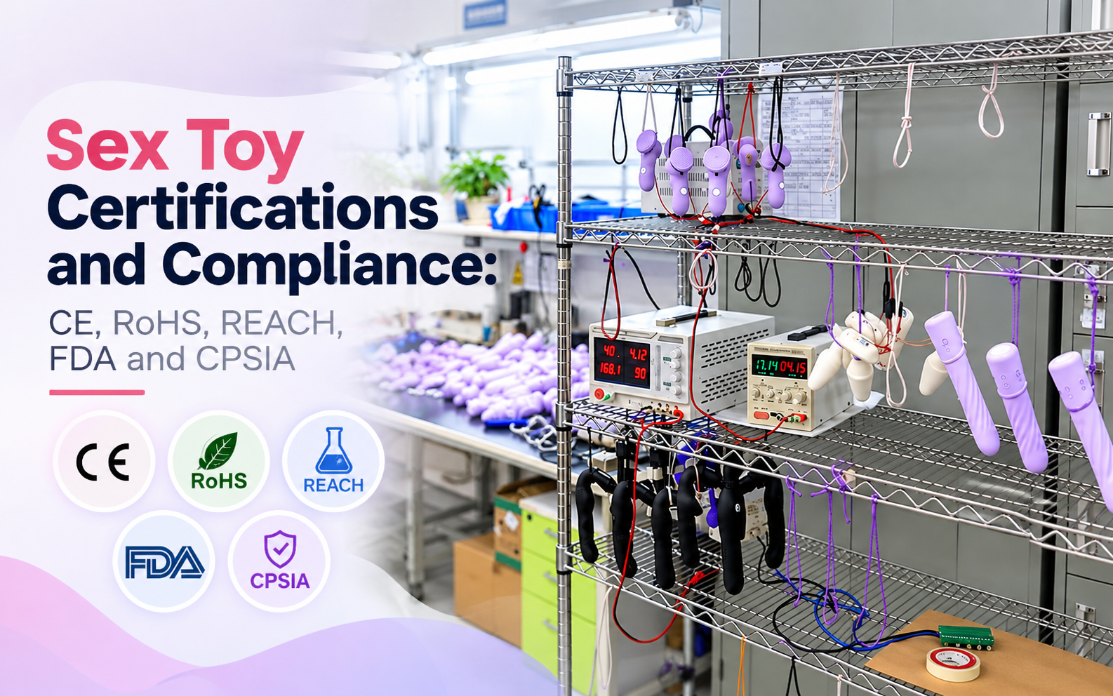 Adult toy certifications and compliance documents for export markets