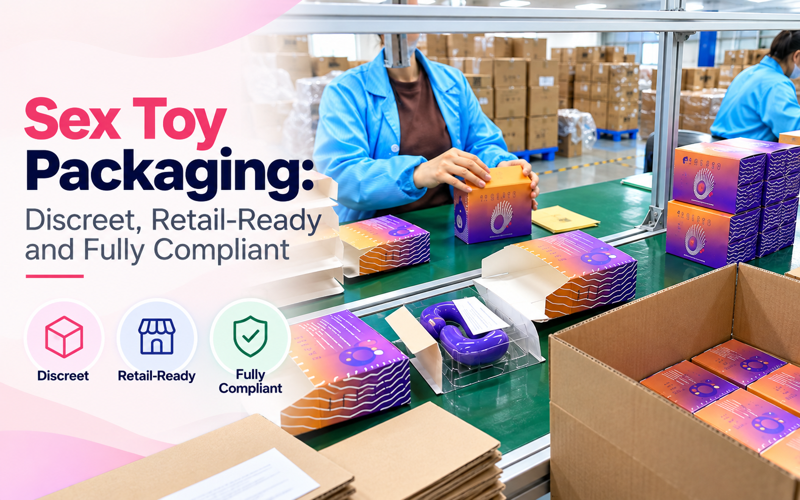 Discreet, retail-ready adult toy packaging feature image